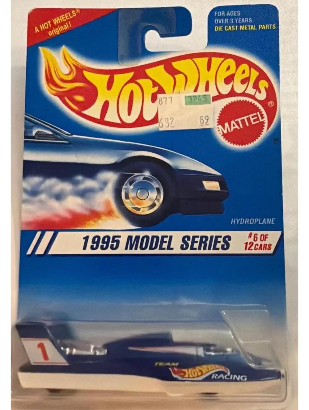 Hot Wheels 1995 Model Series Hydroplane #6 Of 12 In Original Packaging